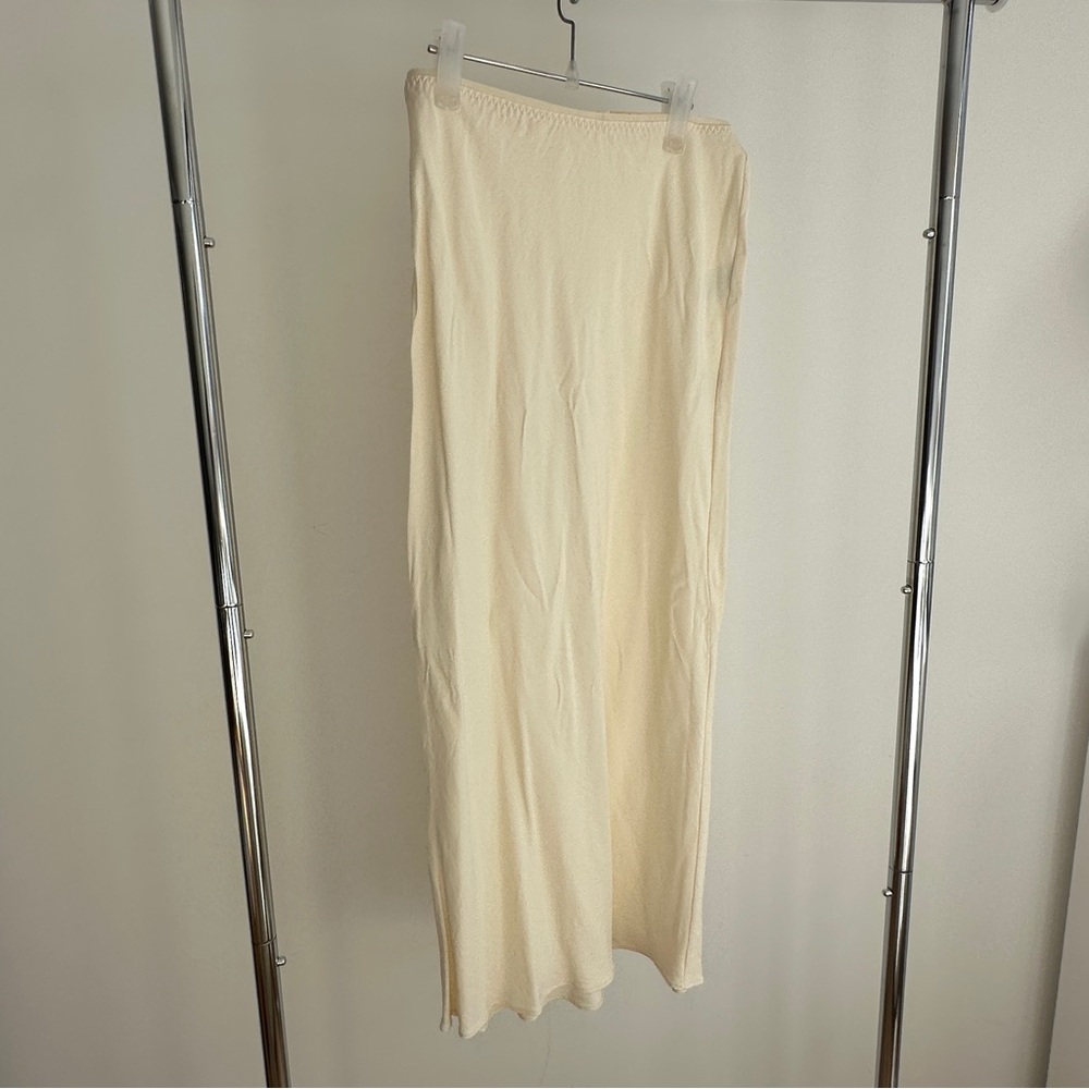 Arket Cream Maxi Skirt